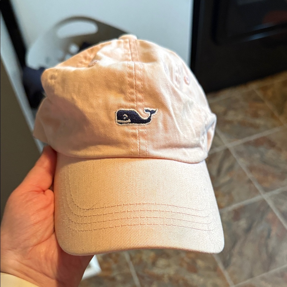Pink Vineyard Vines Baseball Cap